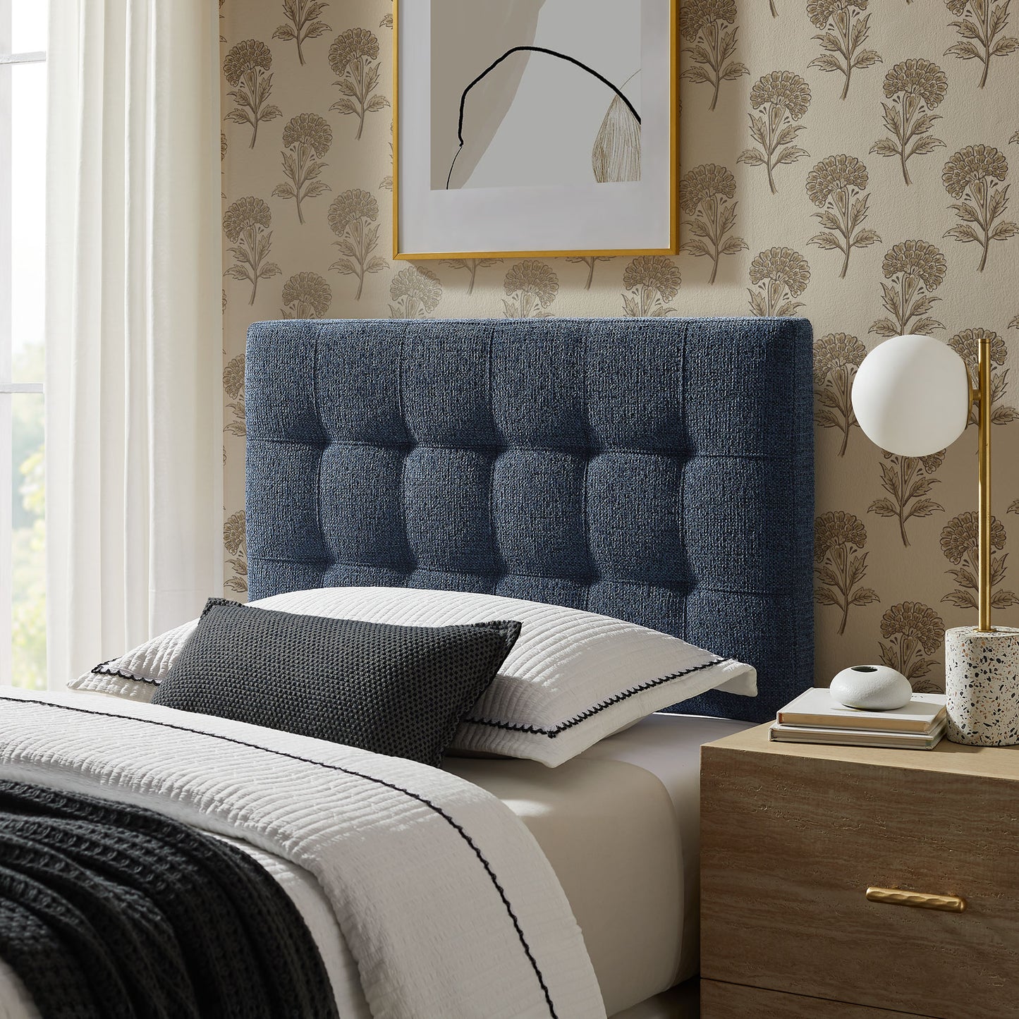 Lily Upholstered Twin Size Headboard by Modway