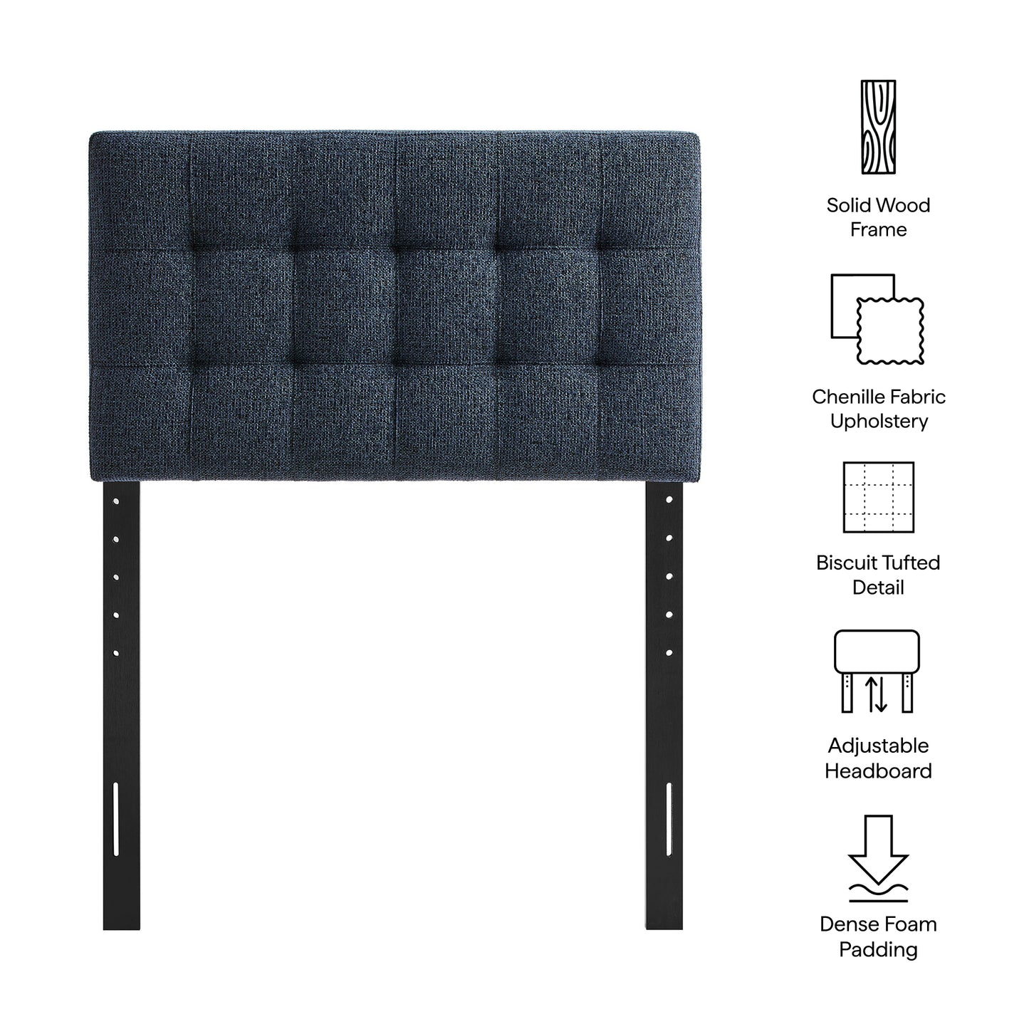 Lily Upholstered Twin Size Headboard by Modway