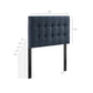 Lily Upholstered Twin Size Headboard by Modway