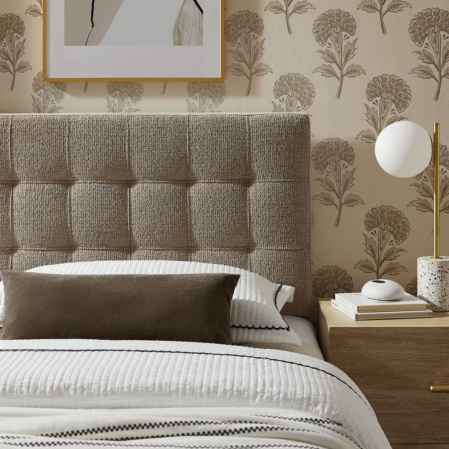 Lily Upholstered Twin Size Headboard by Modway