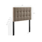 Lily Upholstered Twin Size Headboard by Modway