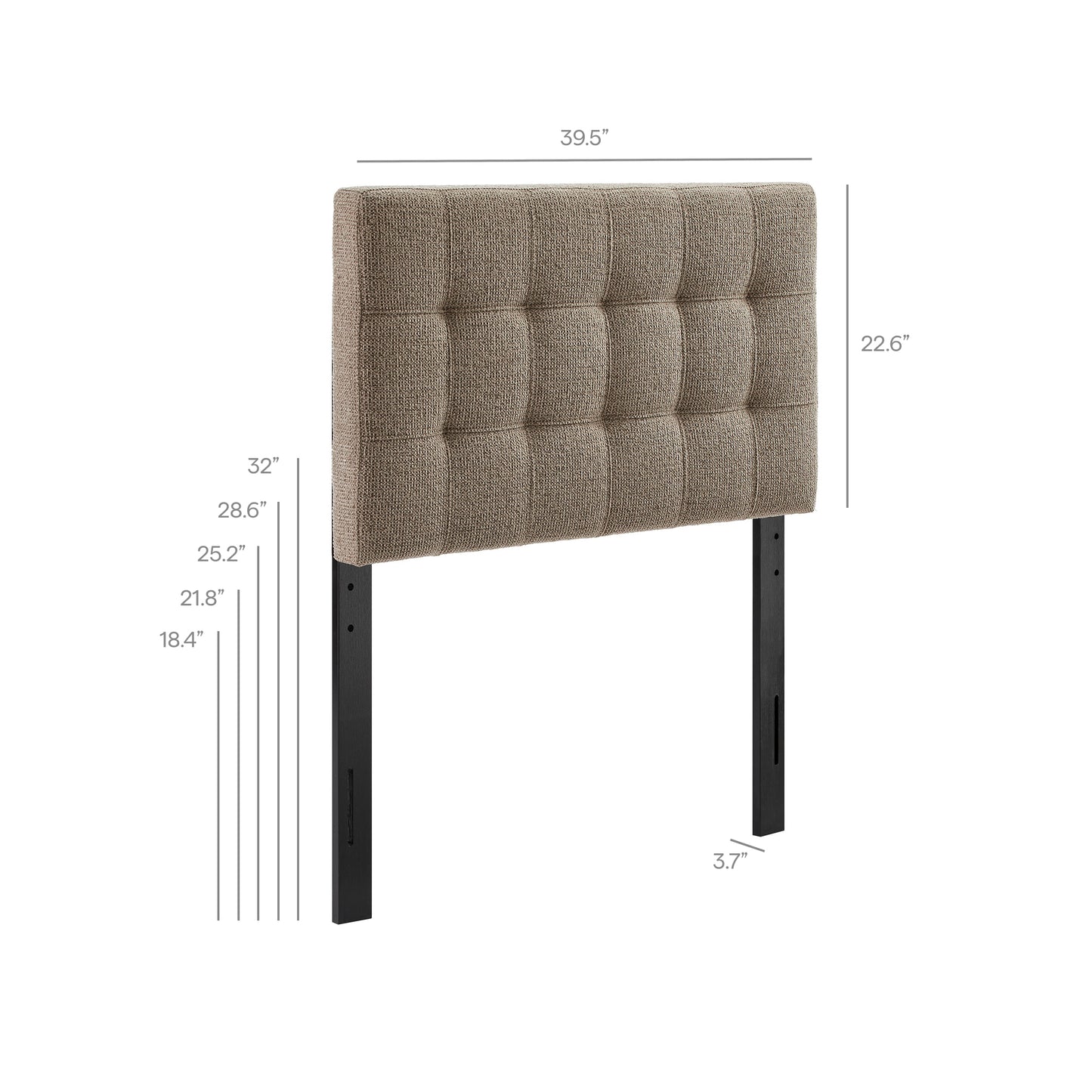 Lily Upholstered Twin Size Headboard by Modway