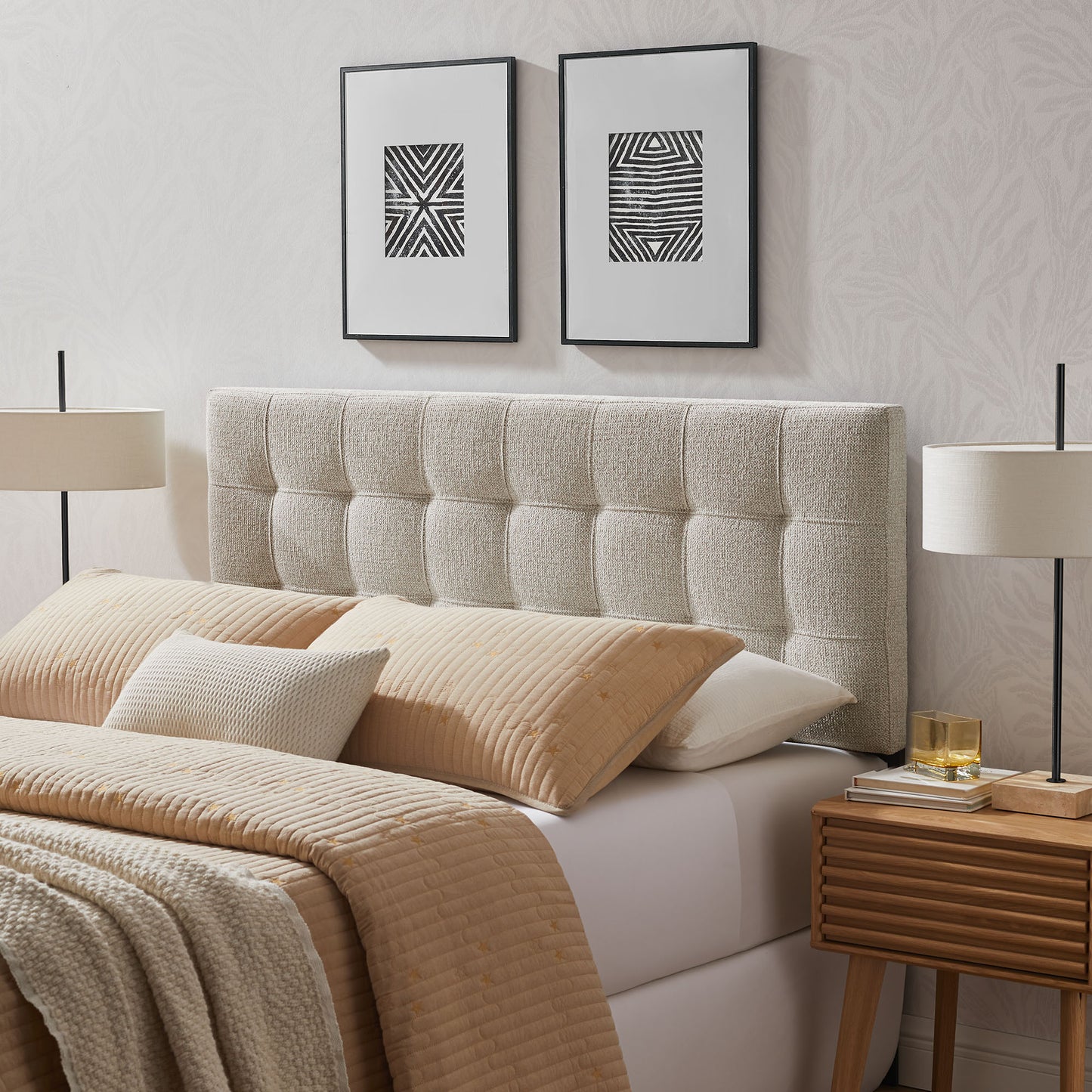 Lily Upholstered Queen Size Headboard by Modway