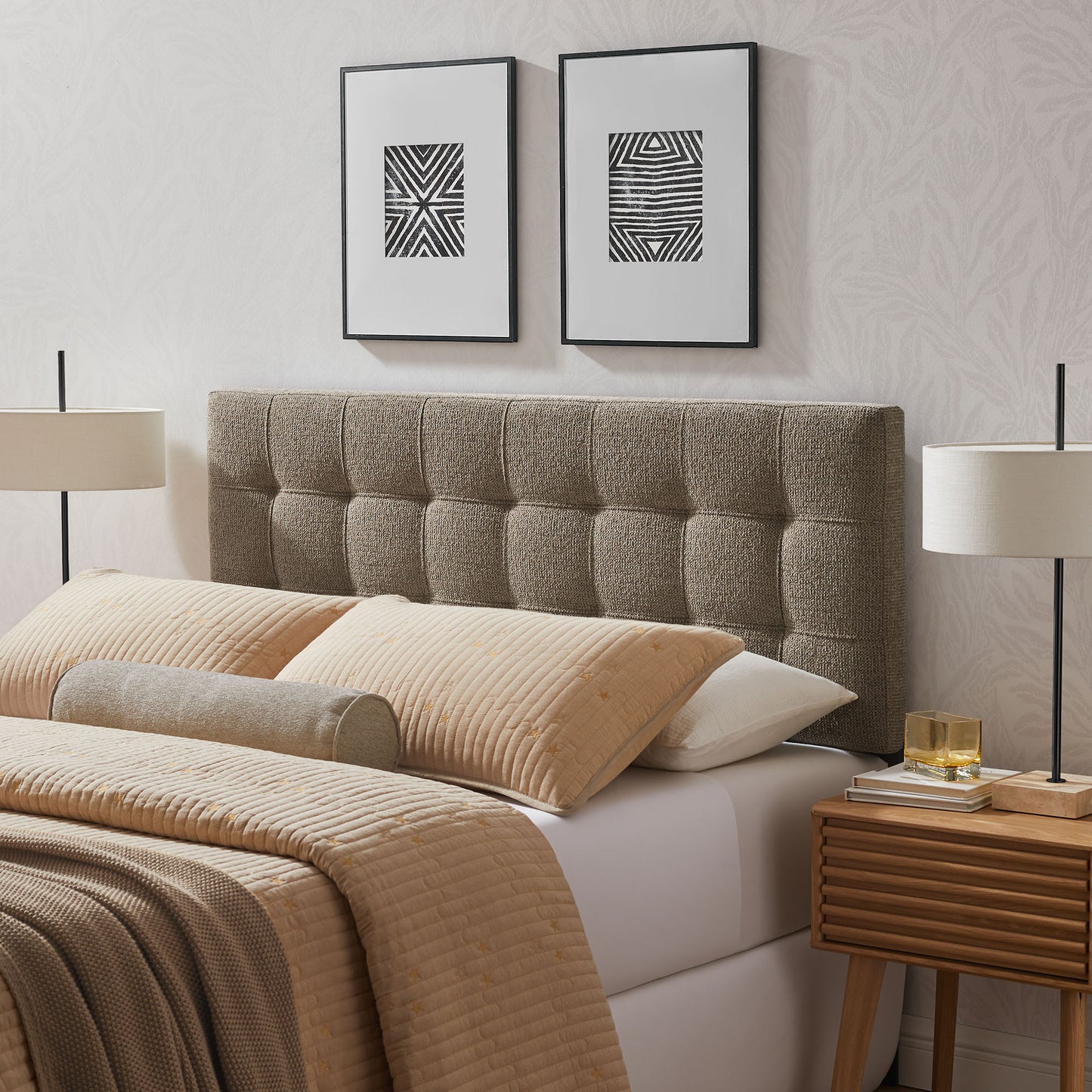 Lily Upholstered Queen Size Headboard by Modway