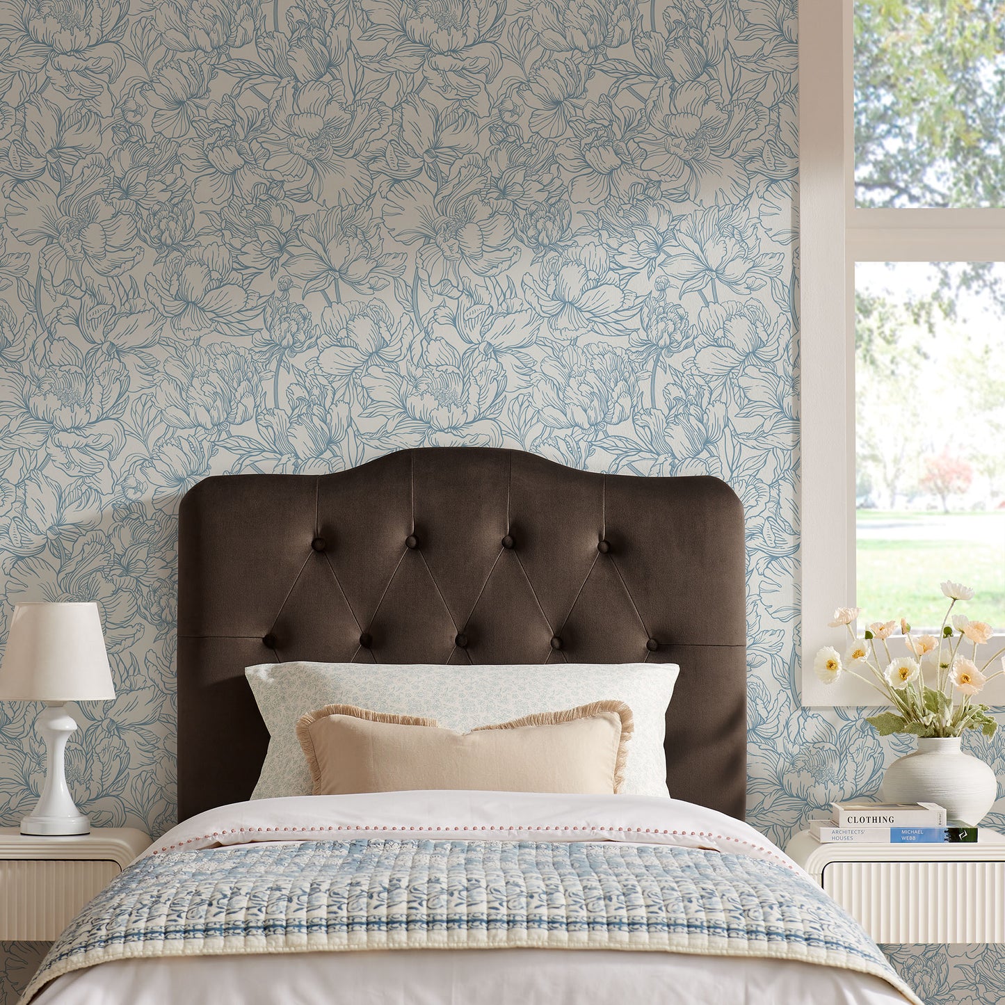 Annabel Stain-Resistant Performance Velvet Twin Headboard by Modway