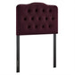 Annabel Stain-Resistant Performance Velvet Twin Headboard by Modway