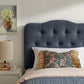 Annabel Premium Linen Blend Twin Headboard by Modway