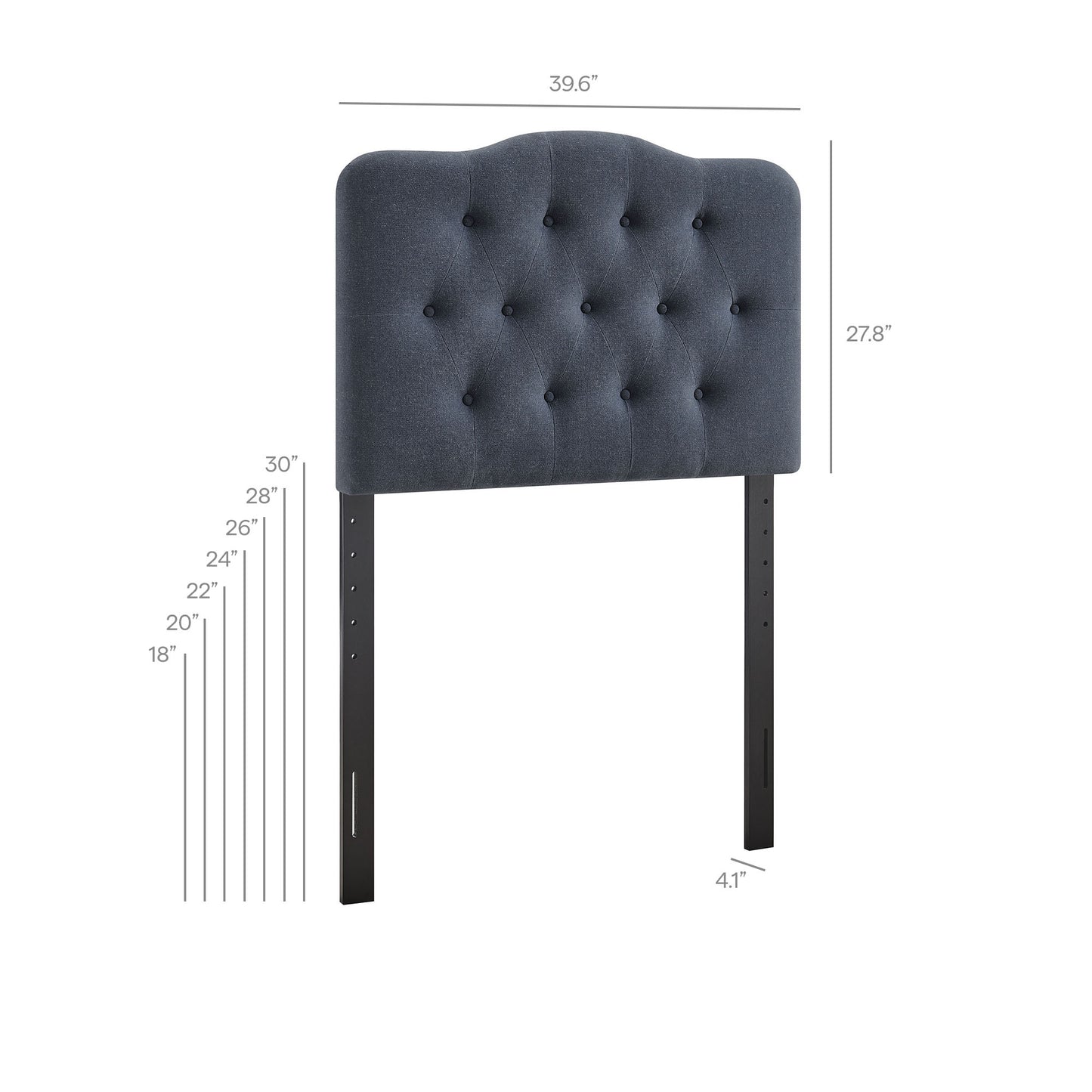 Annabel Premium Linen Blend Twin Headboard by Modway