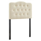 Annabel Premium Linen Blend Twin Headboard by Modway