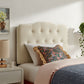 Annabel Premium Linen Blend Twin Headboard by Modway