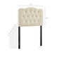 Annabel Premium Linen Blend Twin Headboard by Modway