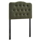 Annabel Premium Linen Blend Twin Headboard by Modway