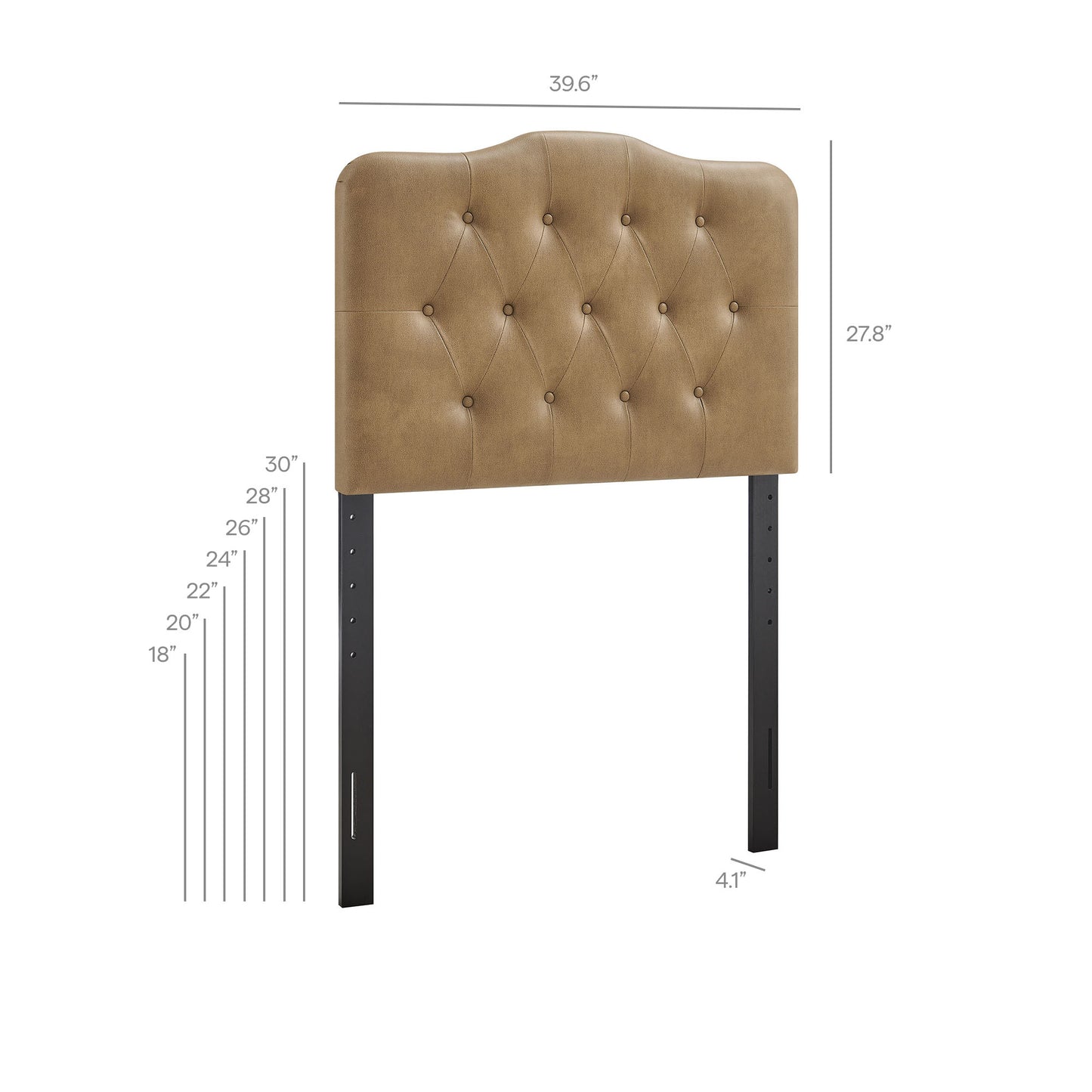 Annabel Faux Leather Twin Headboard by Modway