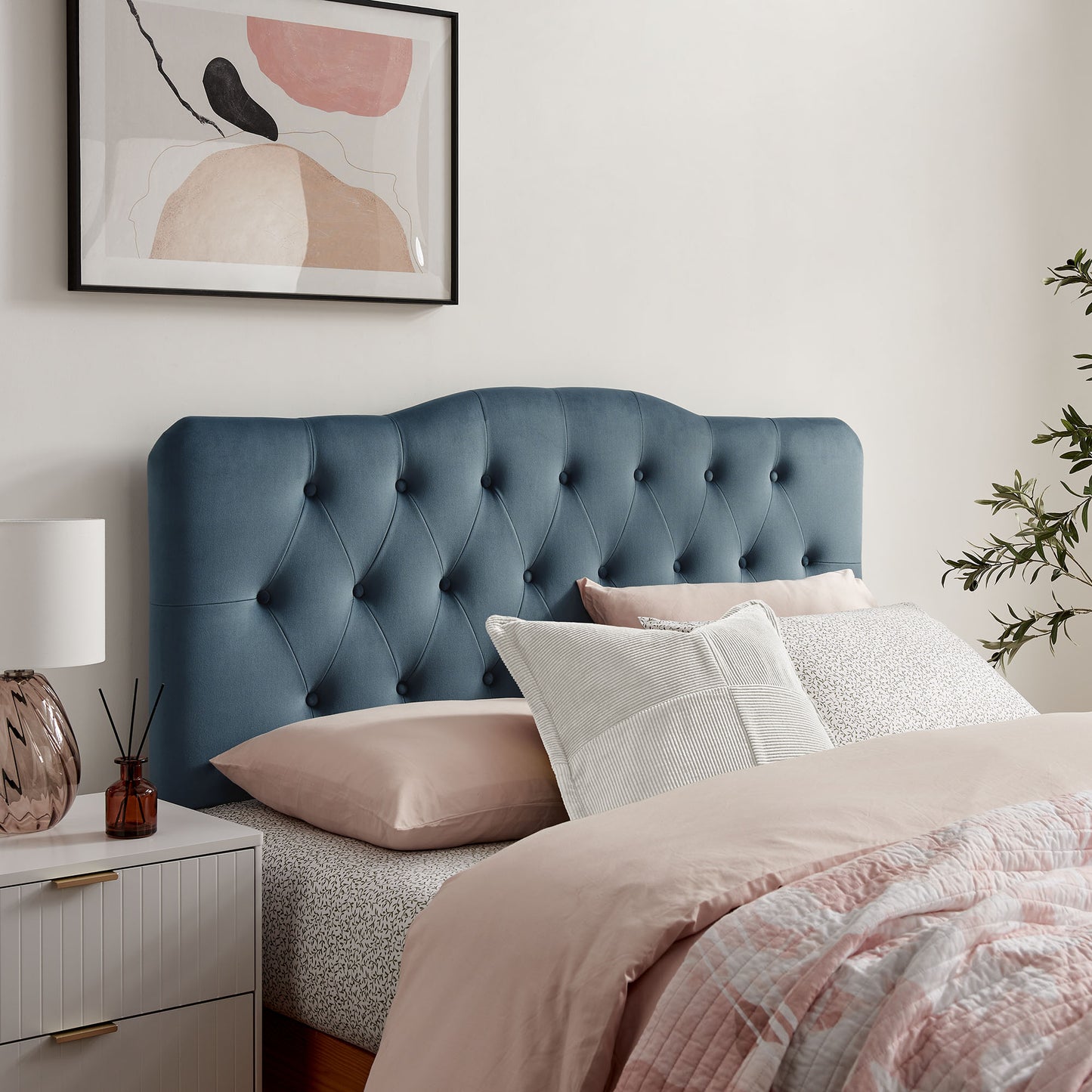 Annabel Stain-Resistant Performance Velvet Full Headboard by Modway