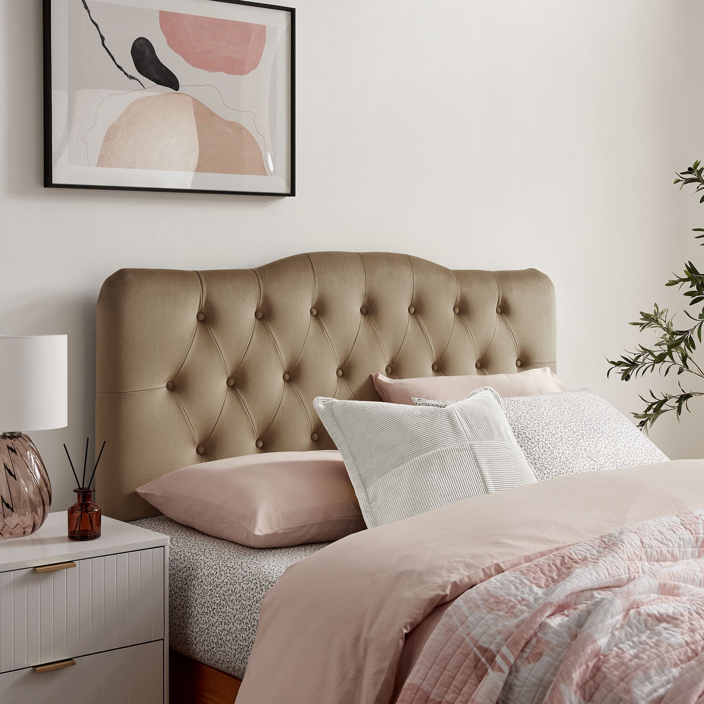 Annabel Stain-Resistant Performance Velvet Full Headboard by Modway