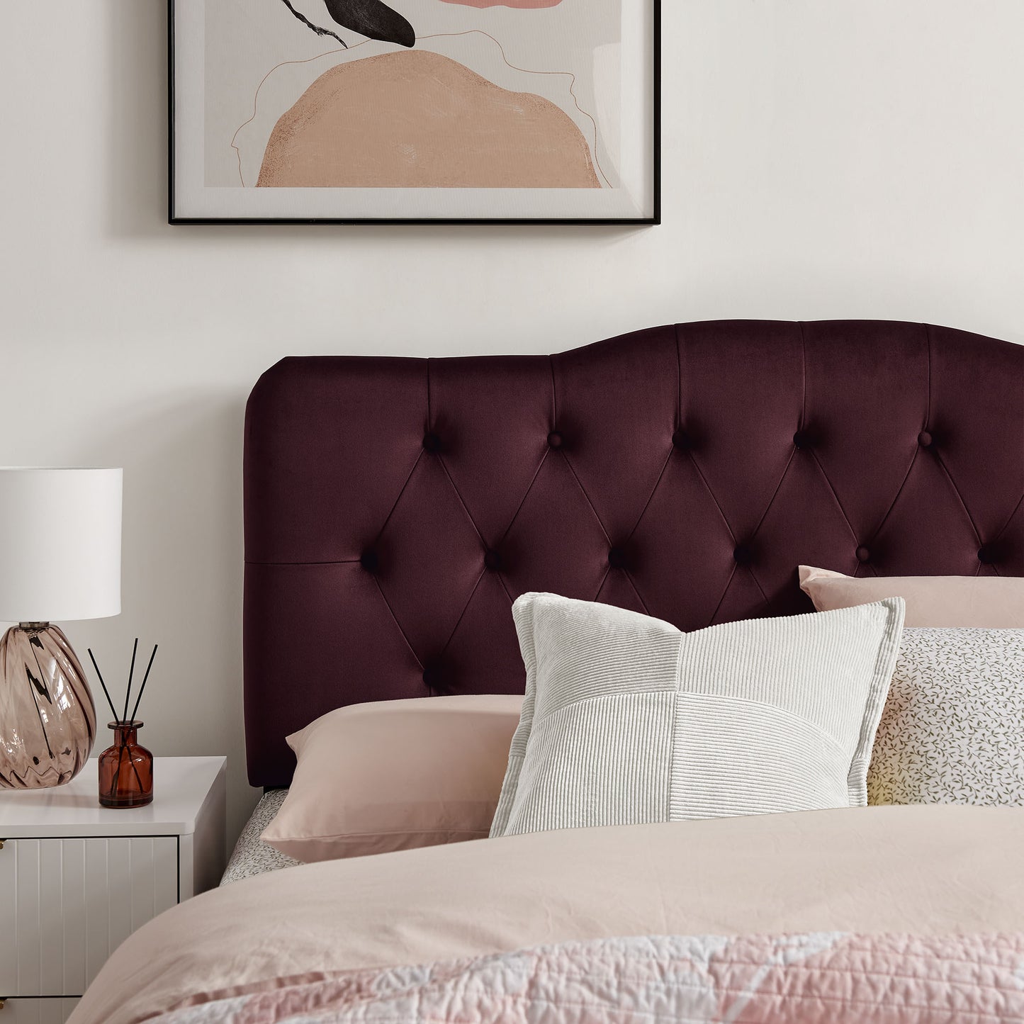 Annabel Stain-Resistant Performance Velvet Queen Headboard by Modway