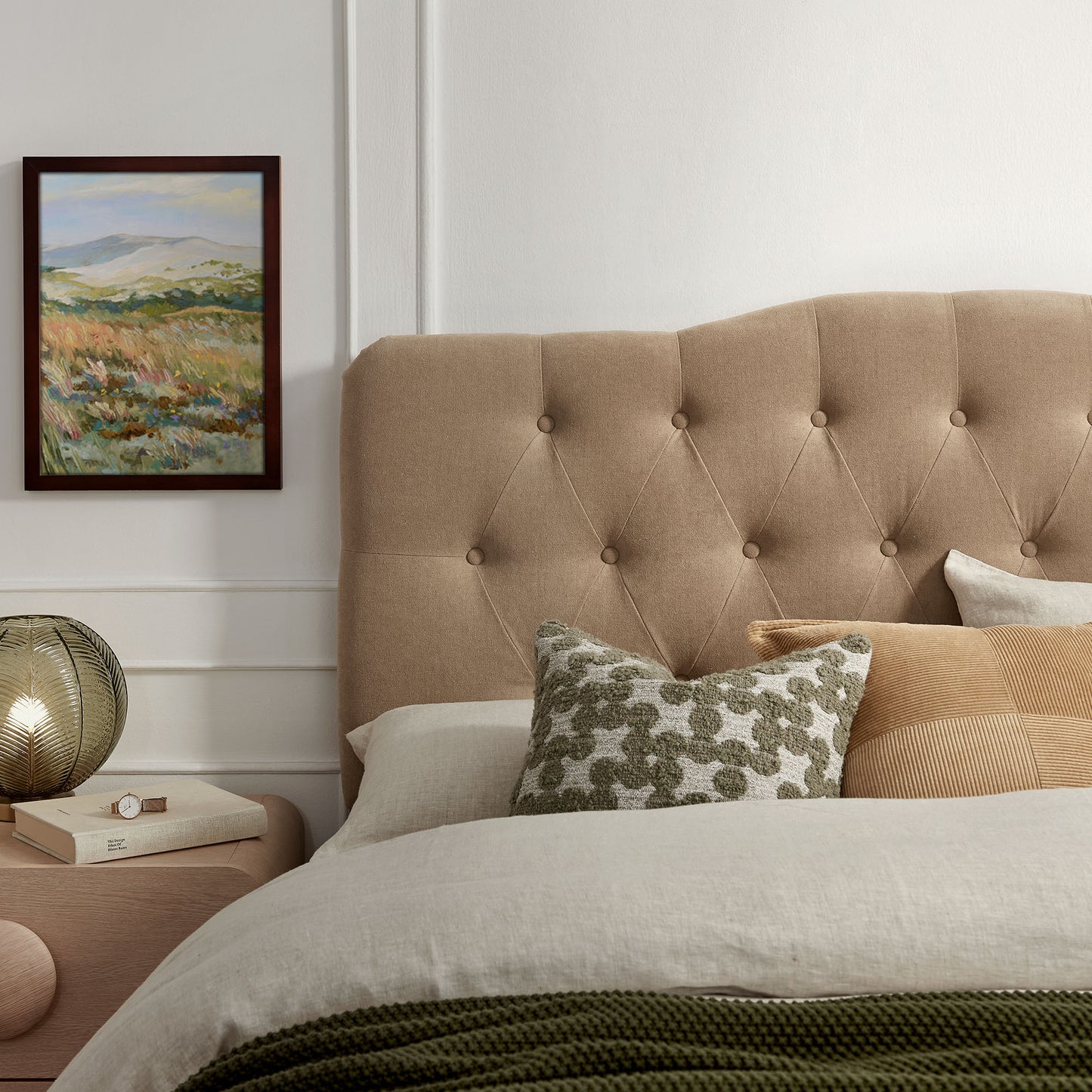Annabel Premium Linen Blend Queen Headboard by Modway