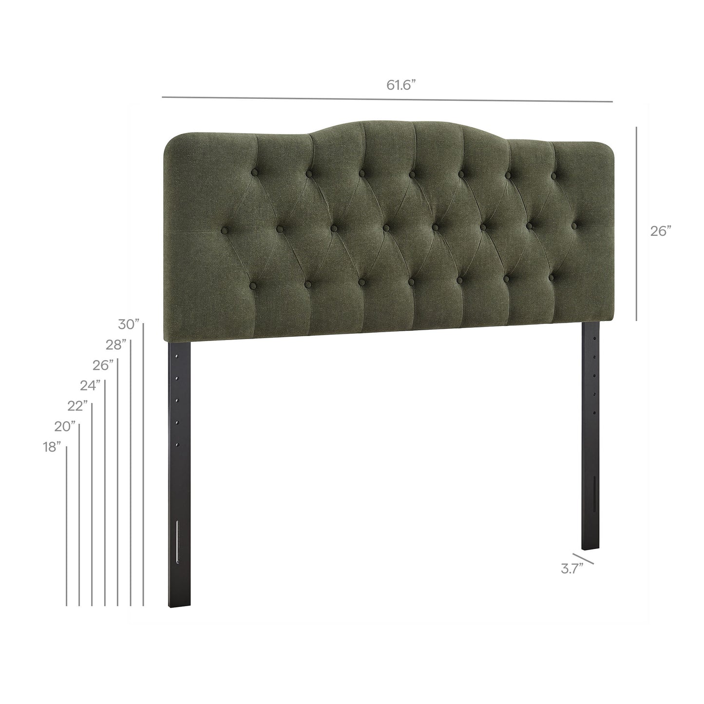 Annabel Premium Linen Blend Queen Headboard by Modway