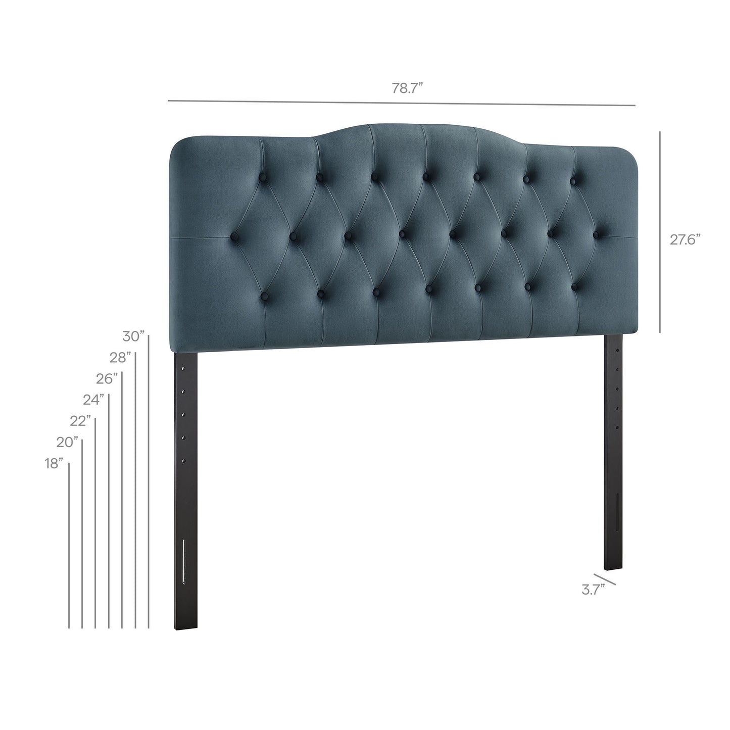 Annabel Stain-Resistant Performance Velvet King Headboard by Modway