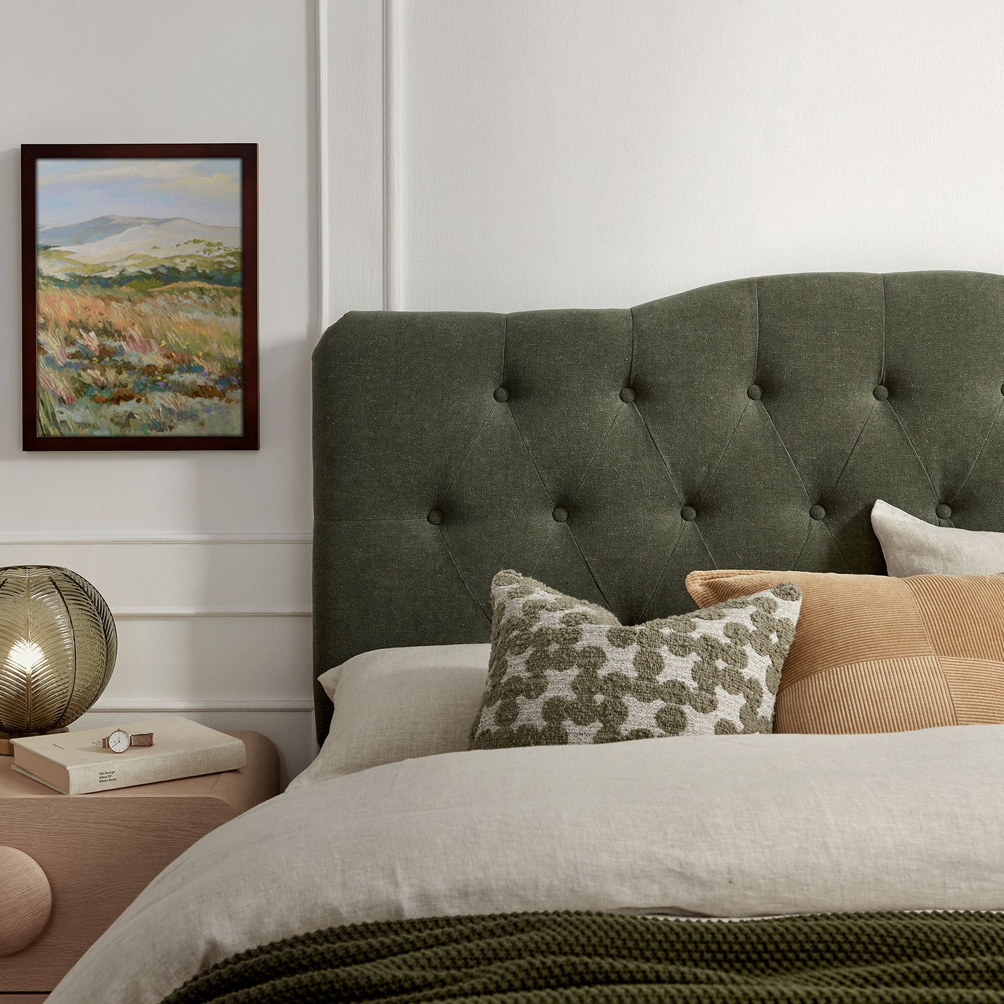 Annabel Premium Linen Blend King Headboard by Modway