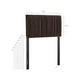 Eloise Stain-Resistant Performance Velvet Twin Headboard by Modway