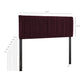 Eloise Stain-Resistant Performance Velvet Full Headboard by Modway