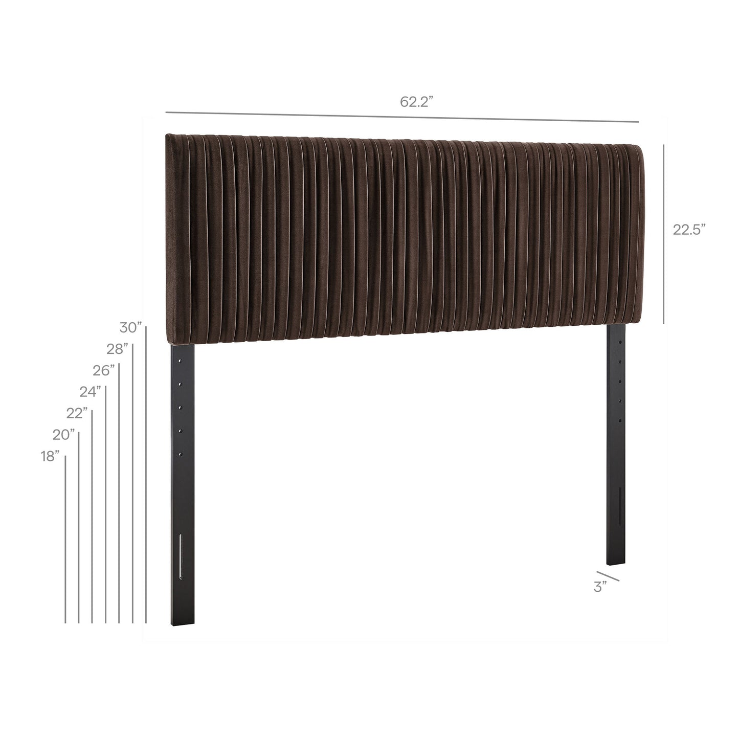 Eloise Stain-Resistant Performance Velvet Queen Headboard by Modway