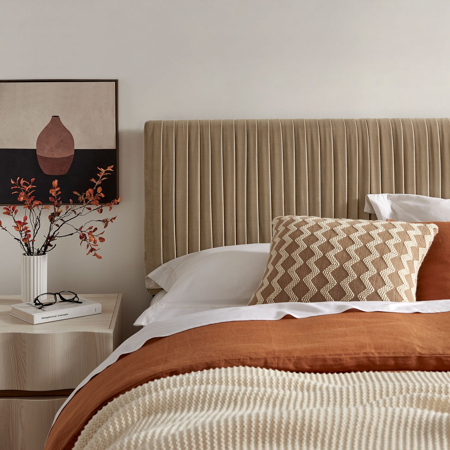 Eloise Stain-Resistant Performance Velvet Queen Headboard by Modway