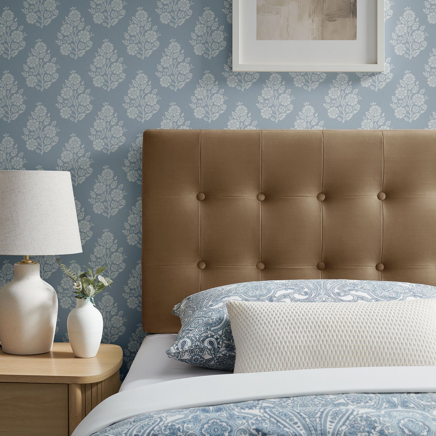 Emily Stain-Resistant Performance Velvet Twin Size Headboard by Modway