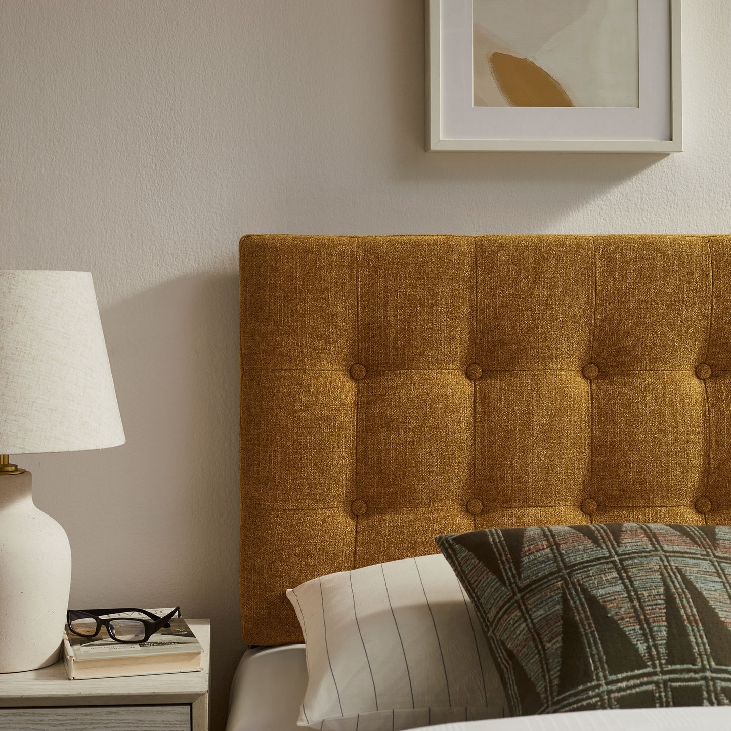 Emily Fabric Upholstered Twin Size Headboard by Modway