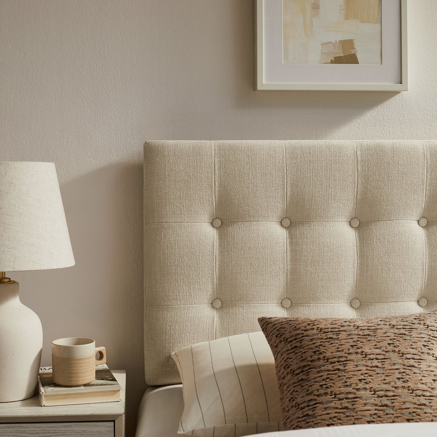 Emily Fabric Upholstered Twin Size Headboard by Modway