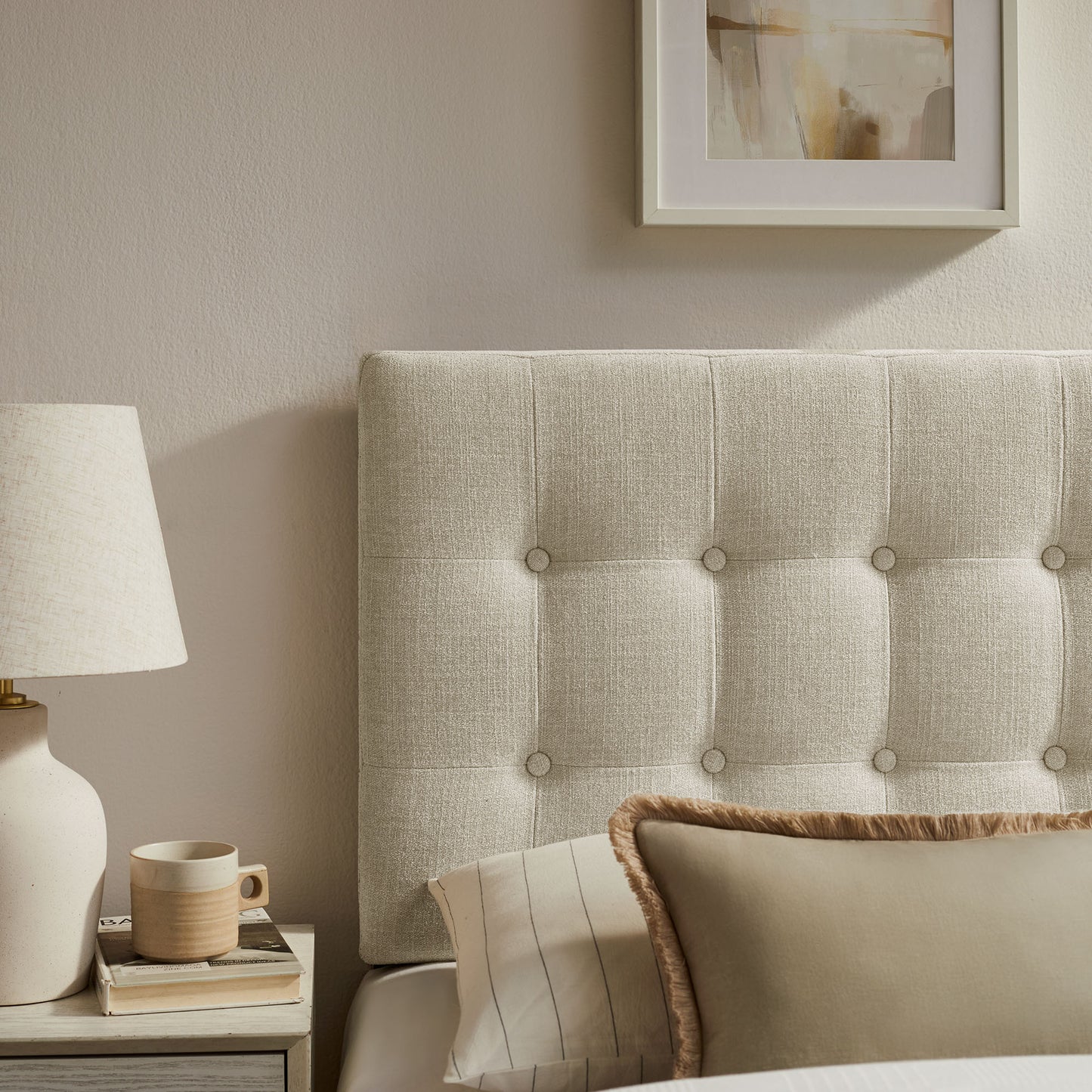 Emily Fabric Upholstered Twin Size Headboard by Modway