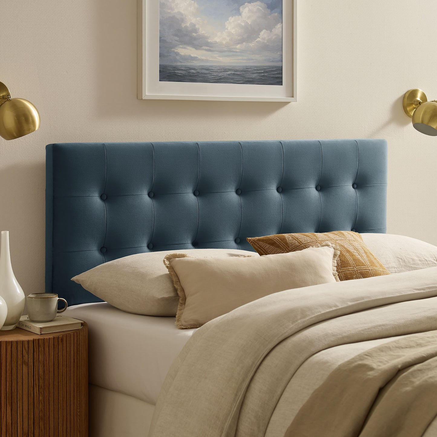 Emily Stain-Resistant Performance Velvet Full Size Headboard by Modway