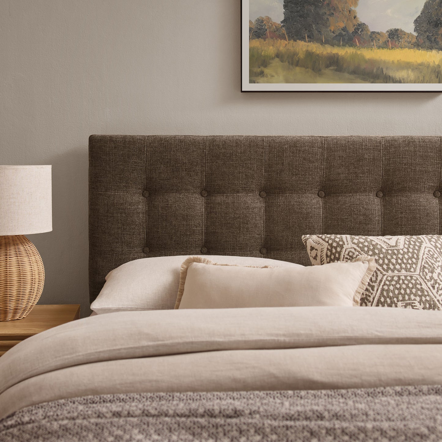 Emily Fabric Upholstered Full Size Headboard by Modway