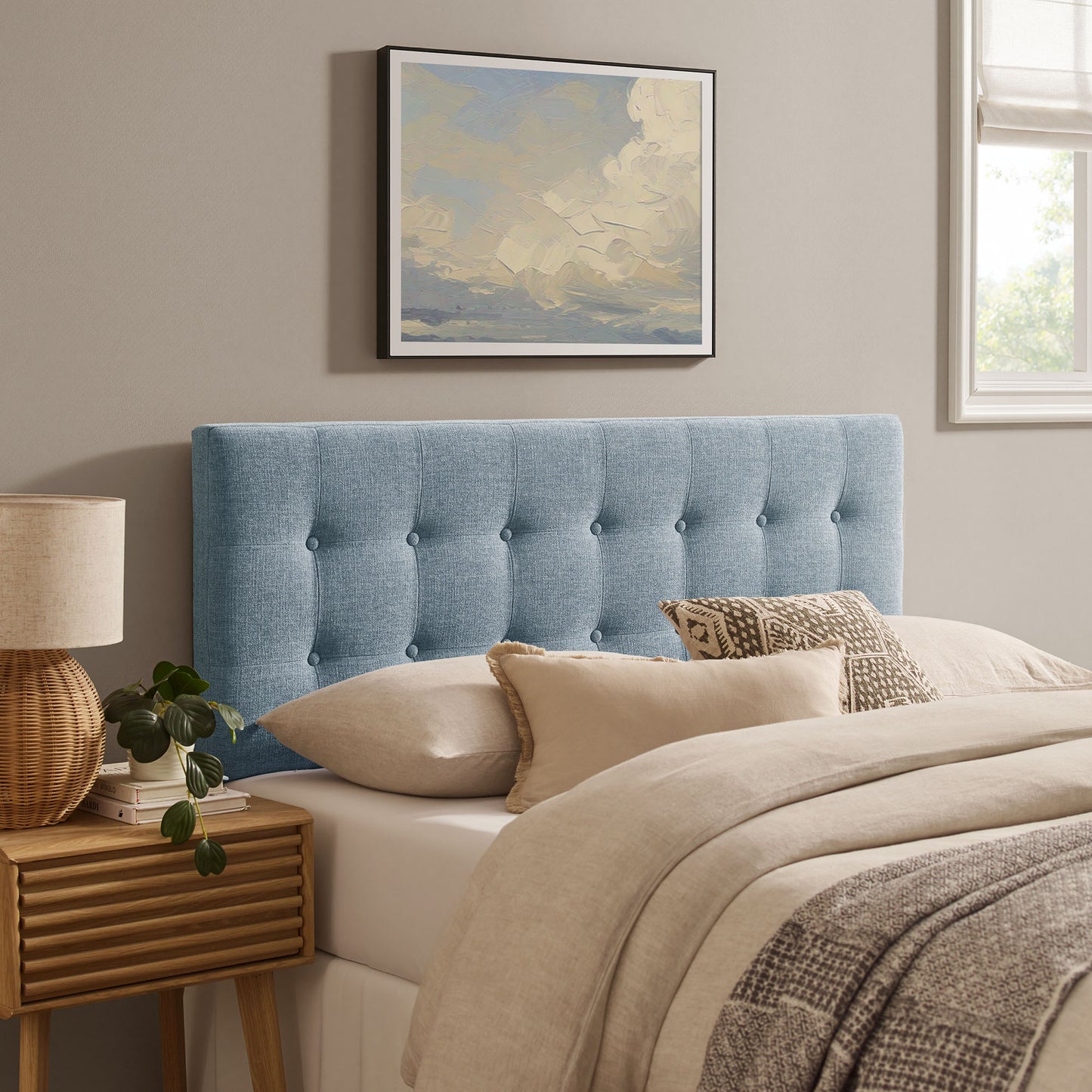 Emily Fabric Upholstered Full Size Headboard by Modway