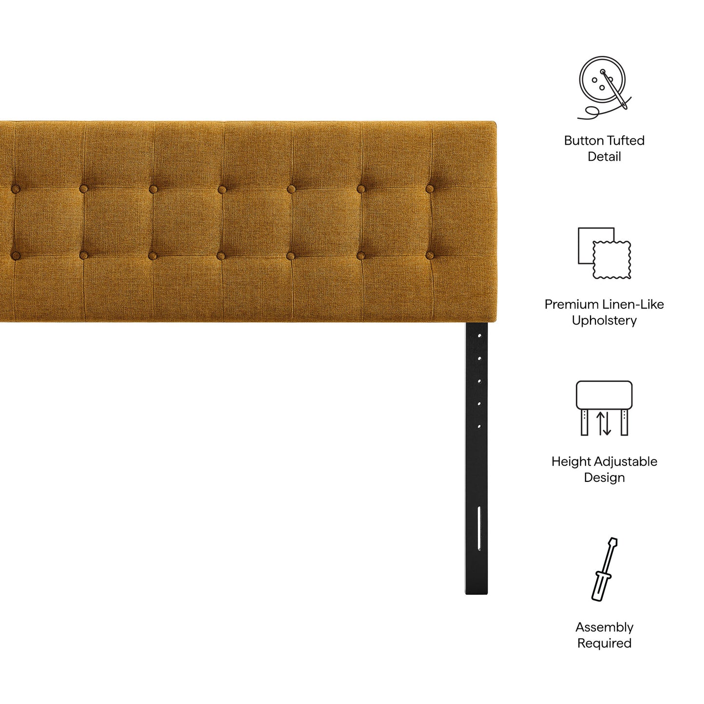 Emily Fabric Upholstered Queen Size Headboard by Modway