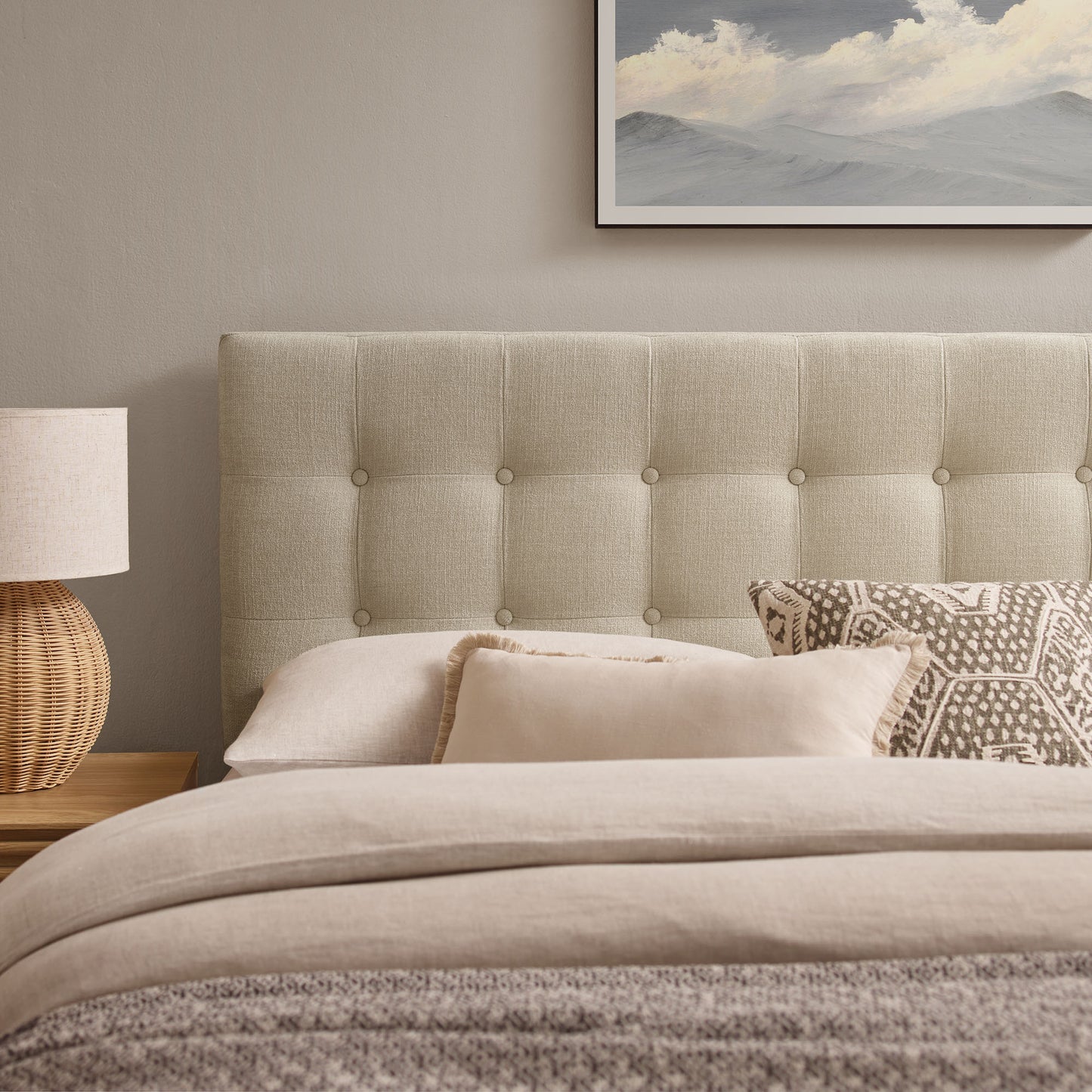 Emily Fabric Upholstered Queen Size Headboard by Modway