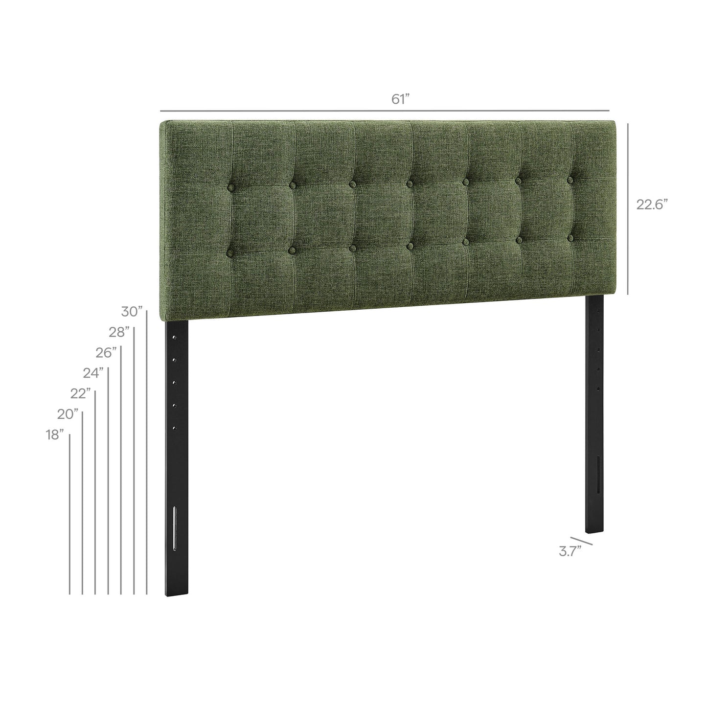 Emily Fabric Upholstered Queen Size Headboard by Modway