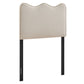 Athena Stain-Resistant Performance Velvet Twin Size Headboard by Modway