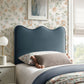 Athena Stain-Resistant Performance Velvet Twin Size Headboard by Modway