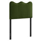 Athena Stain-Resistant Performance Velvet Twin Size Headboard by Modway