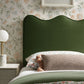 Athena Stain-Resistant Performance Velvet Twin Size Headboard by Modway