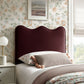 Athena Stain-Resistant Performance Velvet Twin Size Headboard by Modway