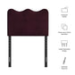 Athena Stain-Resistant Performance Velvet Twin Size Headboard by Modway