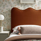 Athena Stain-Resistant Performance Velvet Twin Size Headboard by Modway