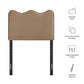 Athena Stain-Resistant Performance Velvet Twin Size Headboard by Modway
