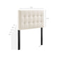 Lily Stain-Resistant Performance Velvet Twin Size Headboard by Modway