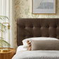 Lily Stain-Resistant Performance Velvet Twin Size Headboard by Modway