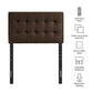 Lily Stain-Resistant Performance Velvet Twin Size Headboard by Modway