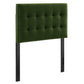 Lily Stain-Resistant Performance Velvet Twin Size Headboard by Modway